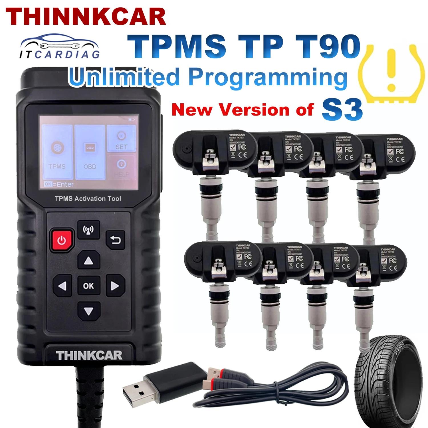 ThinkCar Ÿ̾ з  , TPMS   , THINKTPMS TP T90 TPMS S2 α׷, 315MHz, 433MHz, 2in 1